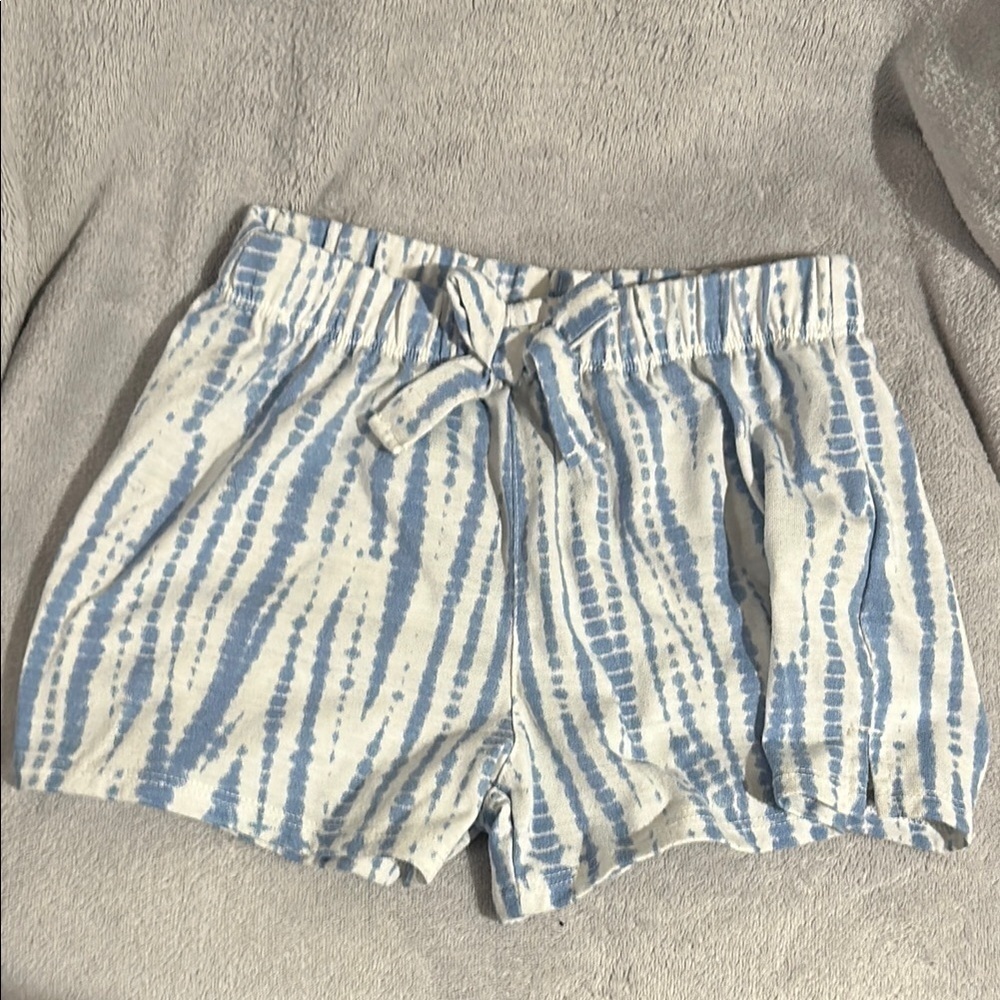 GAP Blue and White Tie-Dye Sleep Shorts
